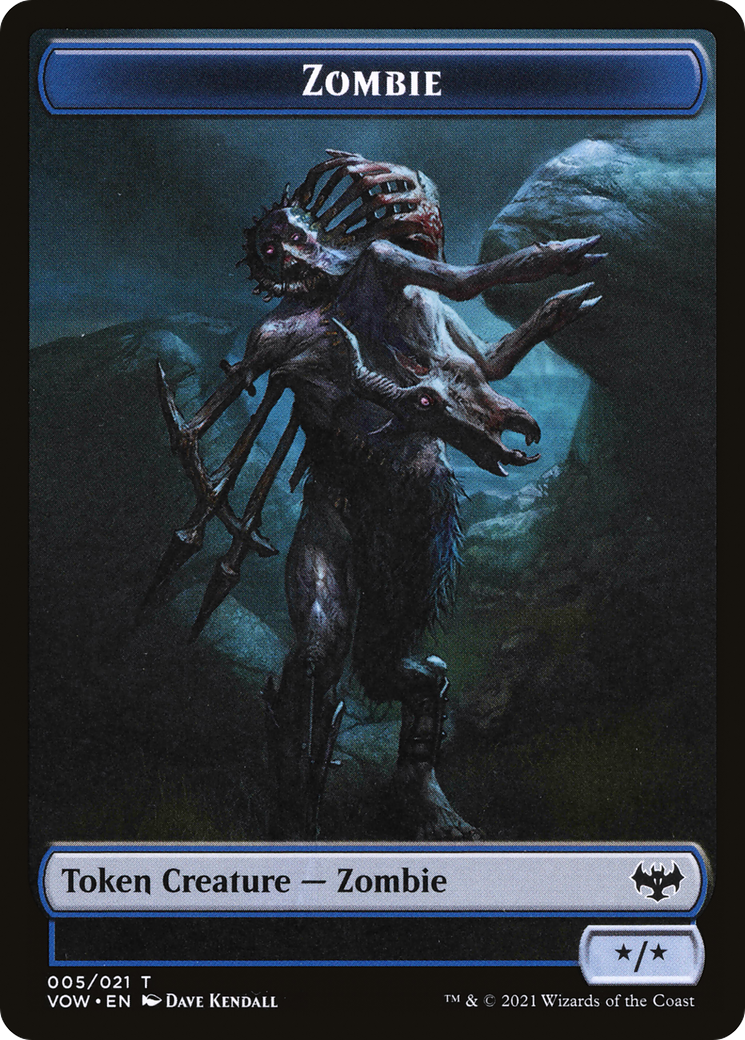 Image of Zombie Token (005) [Innistrad: Crimson Vow Tokens]