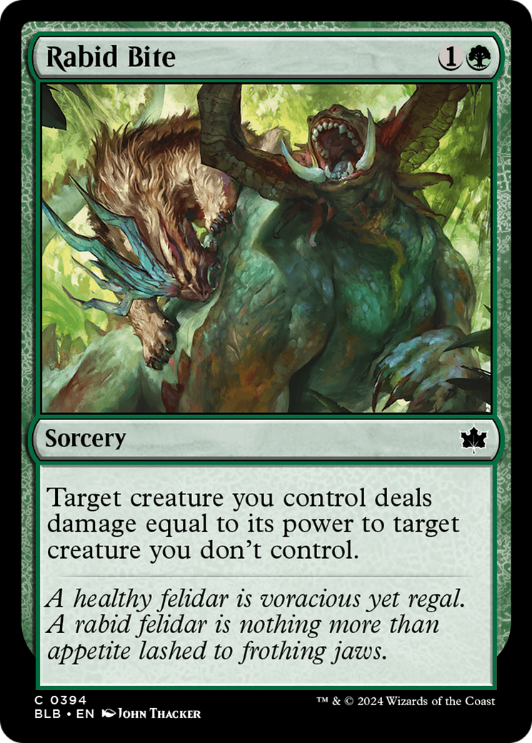 Image of Rabid Bite [Bloomburrow]