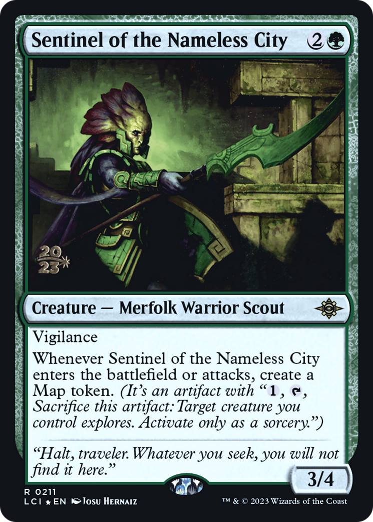 Image of Sentinel of the Nameless City [The Lost Caverns of Ixalan Prerelease Cards]