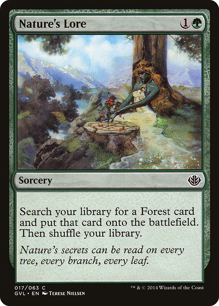 Image of Nature's Lore (Garruk vs. Liliana) [Duel Decks Anthology]