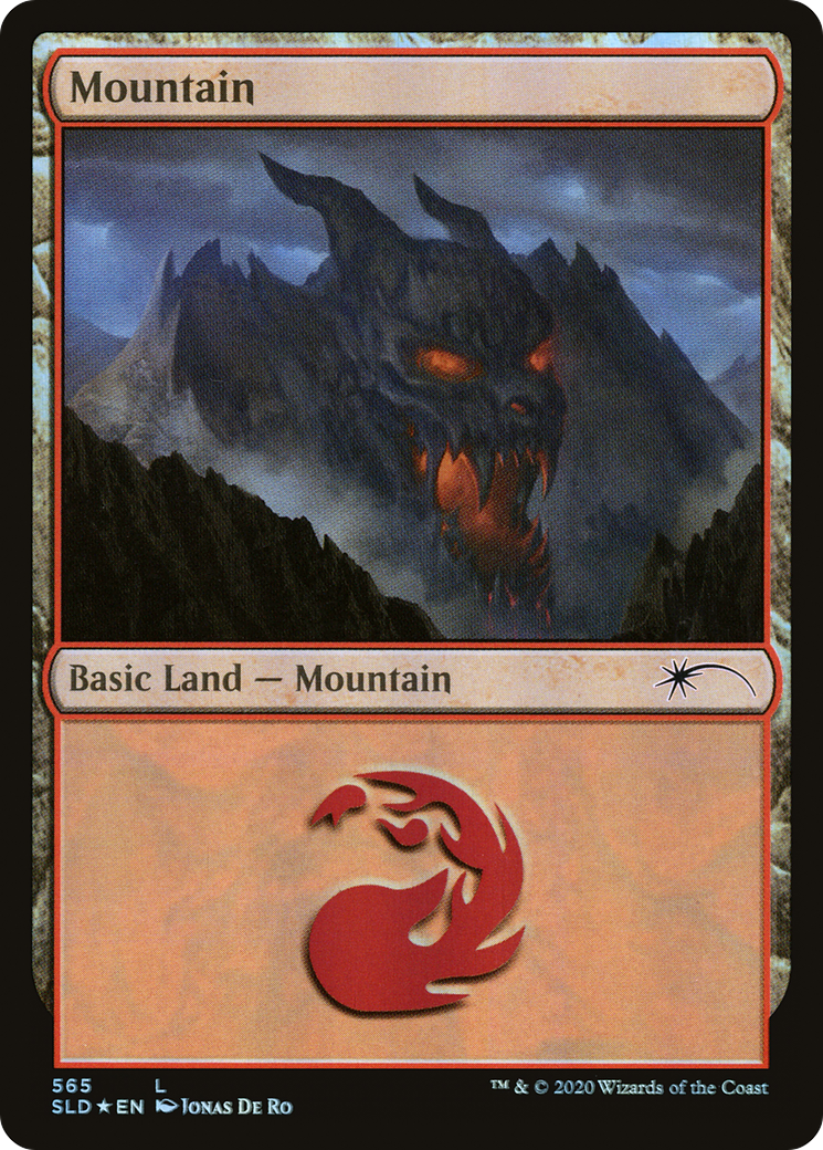 Image of Mountain (Develish) (565) [Secret Lair Drop Promos]