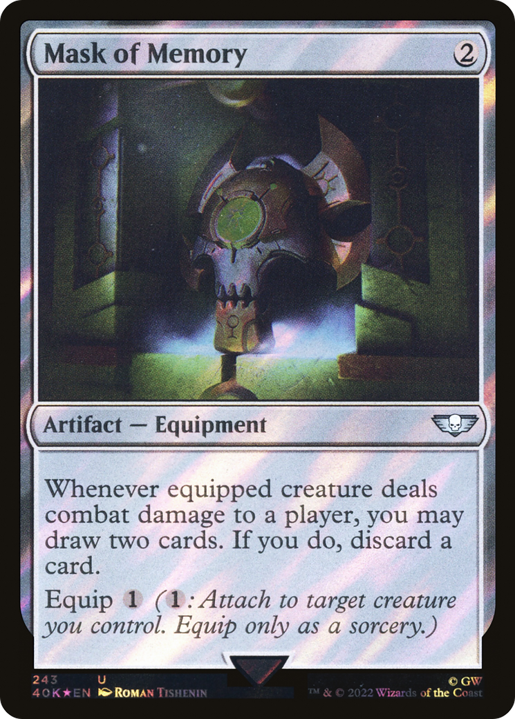 Image of Mask of Memory (Surge Foil) [Warhammer 40,000]