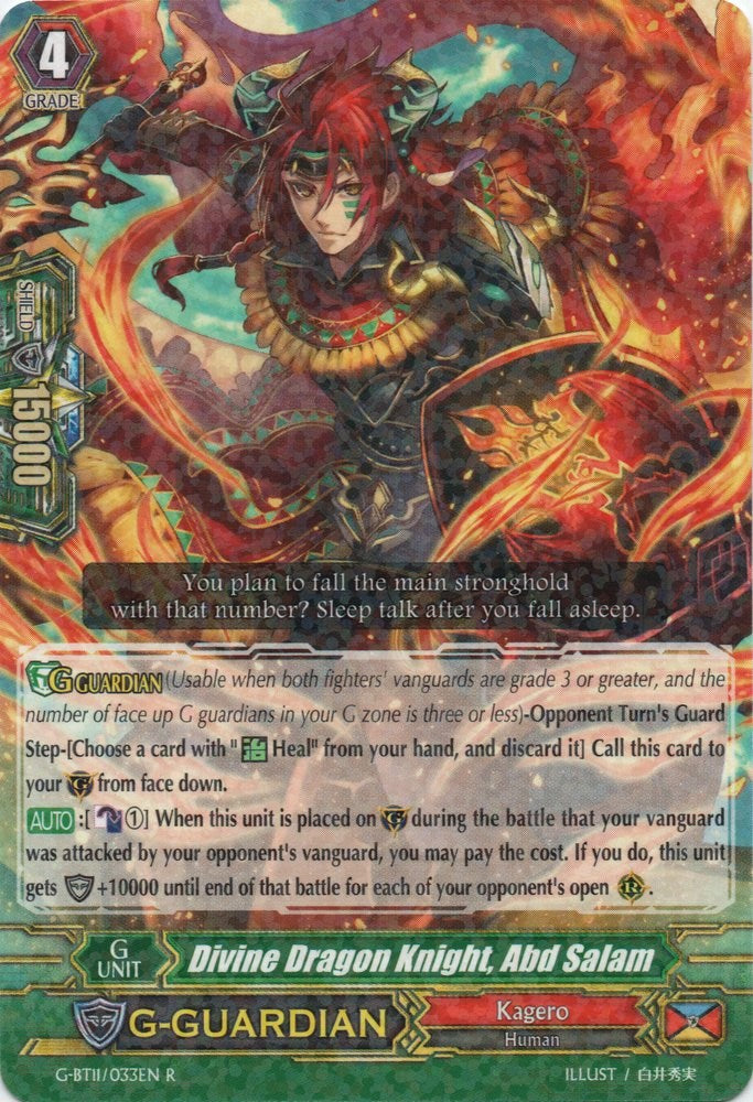 Image of Divine Dragon Knight, Abd Salam (G-BT11/033EN) [Demonic Advent]