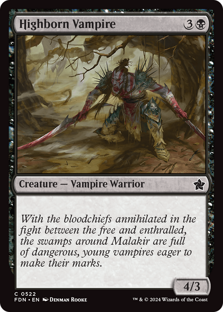 Image of Highborn Vampire [Foundations]