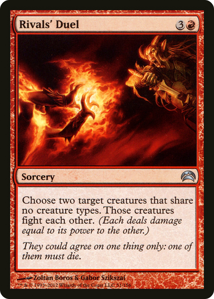 Image of Rivals' Duel (PC2-051) - Planechase 2012 Foil