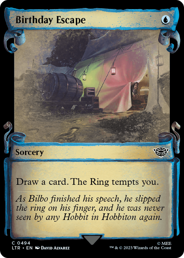 Image of Birthday Escape [The Lord of the Rings: Tales of Middle-Earth Showcase Scrolls]