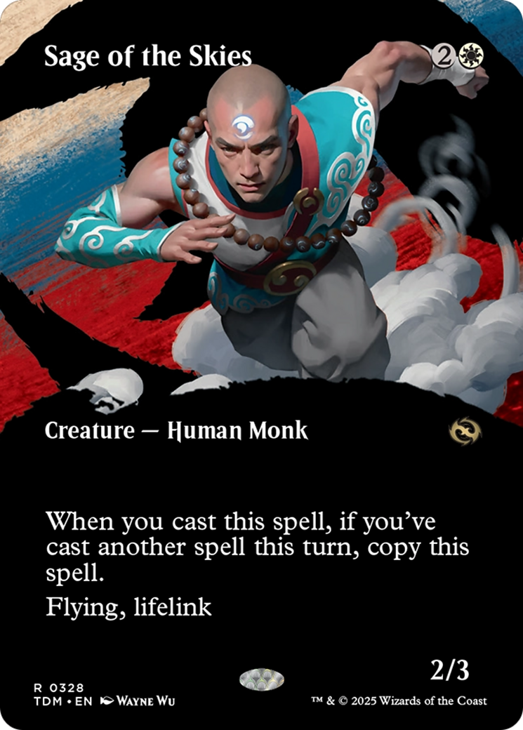 Image of Sage of the Skies (Borderless) [Tarkir: Dragonstorm]