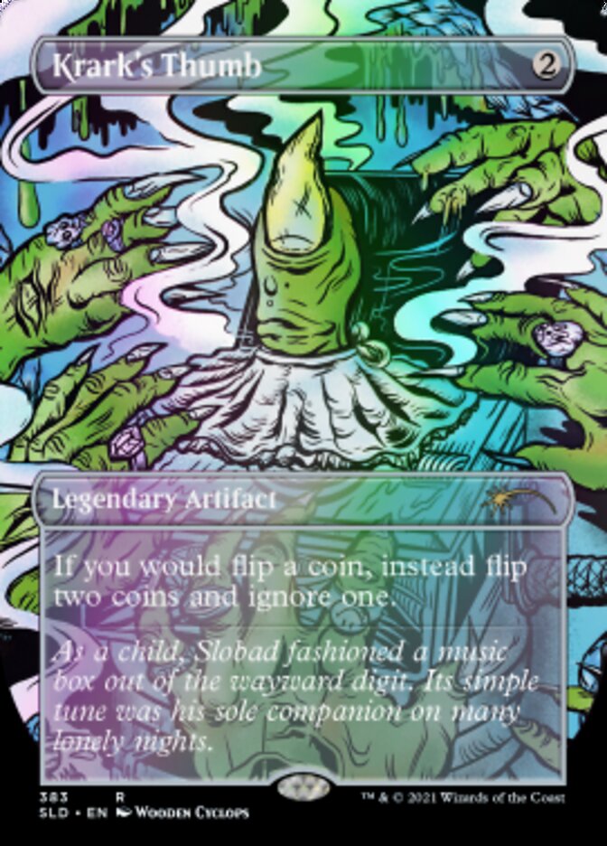 Image of Krark's Thumb // Krark's Thumb (Borderless) [Secret Lair Drop Series]