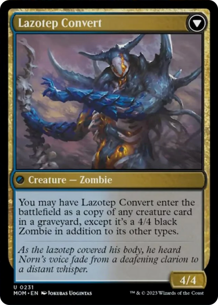 Image of Invasion of Amonkhet // Lazotep Convert [March of the Machine]
