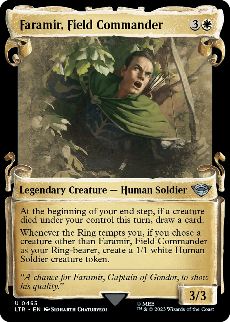 Image of Faramir, Field Commander [The Lord of the Rings: Tales of Middle-Earth Showcase Scrolls]