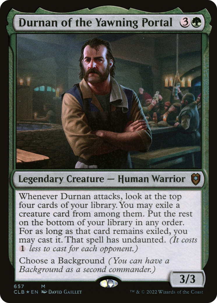Image of Durnan of the Yawning Portal [Commander Legends: Battle for Baldur's Gate]