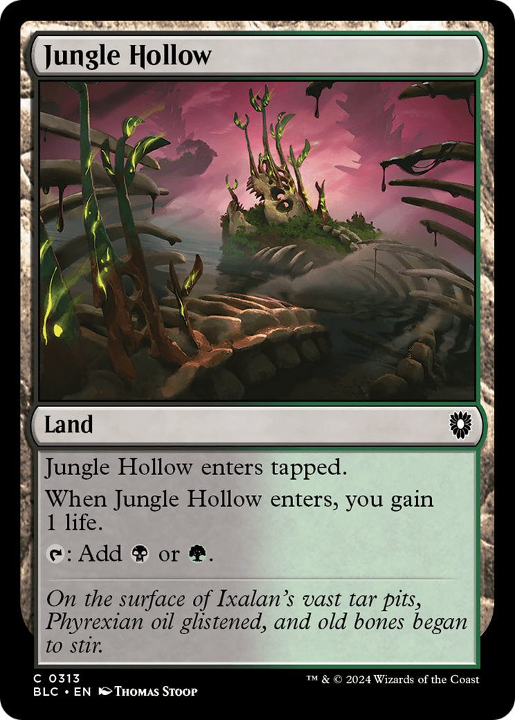 Image of Jungle Hollow [Bloomburrow Commander]