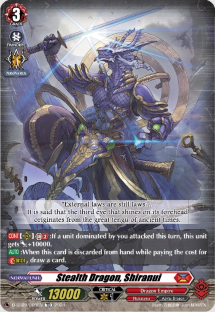 Image of Stealth Dragon, Shiranui (D-SS09/005EN) [Stride Deckset -Shiranui-]