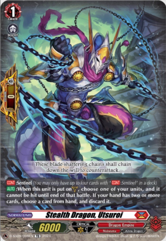 Image of Stealth Dragon, Utsuroi (D-SS09/008EN) [Stride Deckset -Shiranui-]