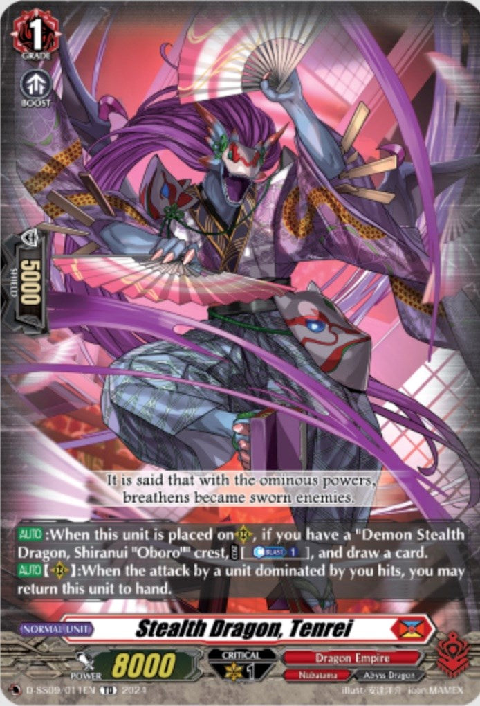 Image of Stealth Dragon, Tenrei (D-SS09/011EN) [Stride Deckset -Shiranui-]