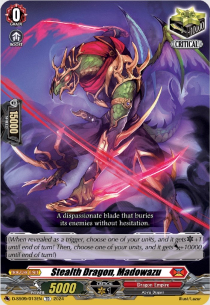 Image of Stealth Dragon, Madowazu (D-SS09/013EN) [Stride Deckset -Shiranui-]