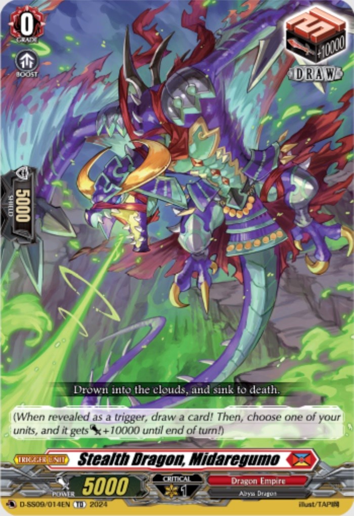 Image of Stealth Dragon, Midaregumo (D-SS09/014EN) [Stride Deckset -Shiranui-]