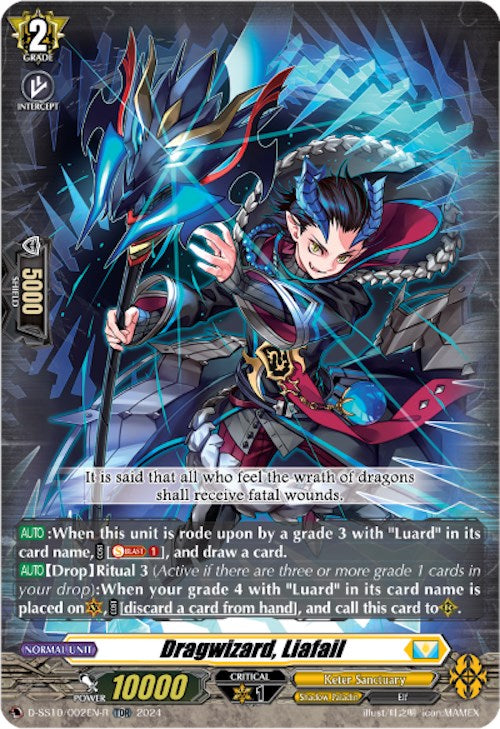 Image of Dragwizard, Liafail (TDR) (D-SS10/002EN-R) [Stride Deckset -Luard-]