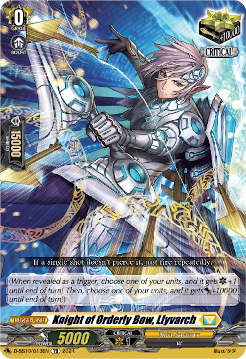 Image of Knight of Orderly Bow, Llyvarch (D-SS10/013EN) [Stride Deckset -Luard-]