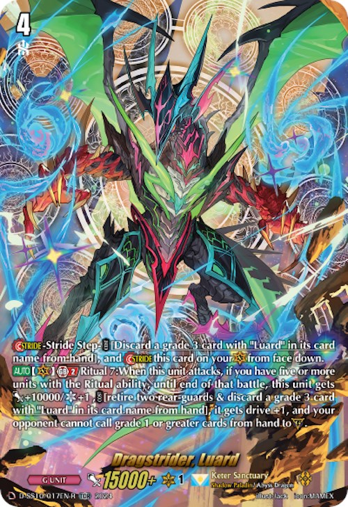Image of Dragstrider, Luard (TDR) (D-SS10/017EN-R) [Stride Deckset -Luard-]