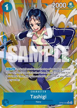 Image of Tashigi (Alternate Art) [Wings of the Captain]