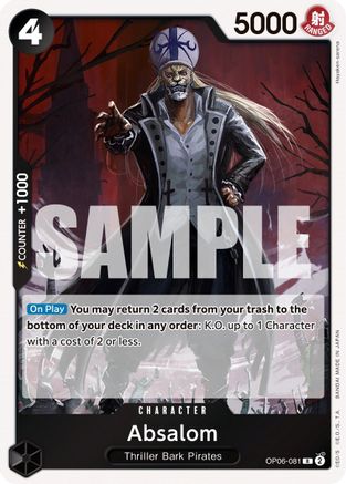 Image of Absalom (OP06-081) - Wings of the Captain