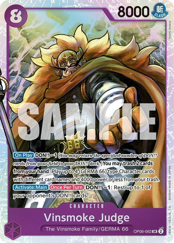 Image of Vinsmoke Judge [Wings of the Captain]