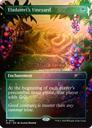 Image of Eladamri's Vineyard (Rainbow Foil) [Secret Lair: Sheldon's Spellbook]