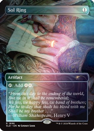 Image of Sol Ring (1696) (Rainbow Foil) [Secret Lair: Sheldon's Spellbook]