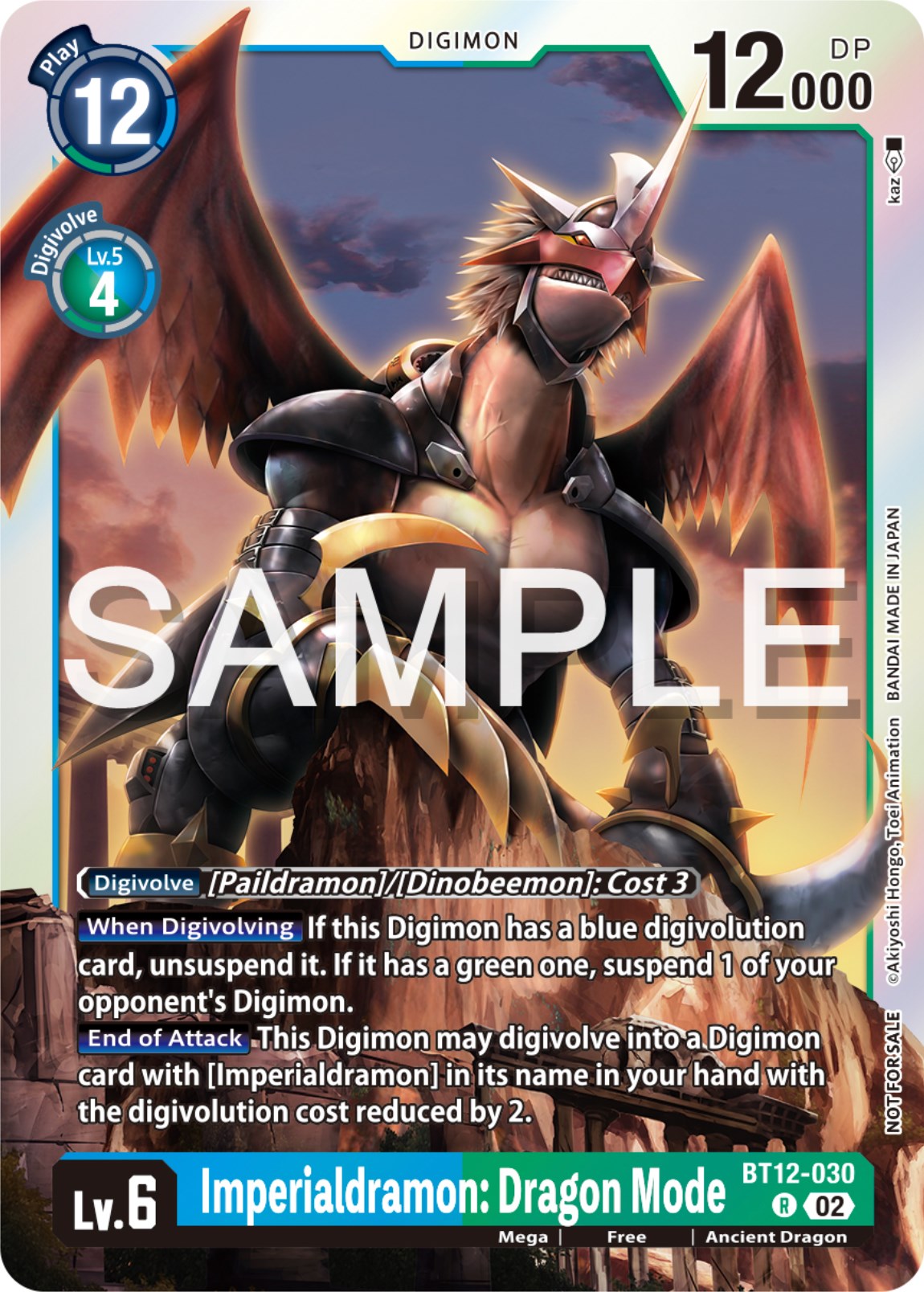 Image of Imperialdramon: Dragon Mode [BT12-030] (Event Pack 6) [Across Time Promos]