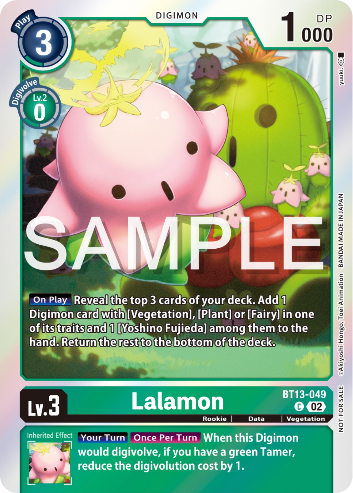 Image of Lalamon [BT13-049] (Event Pack 6) [Versus Royal Knights Promos]
