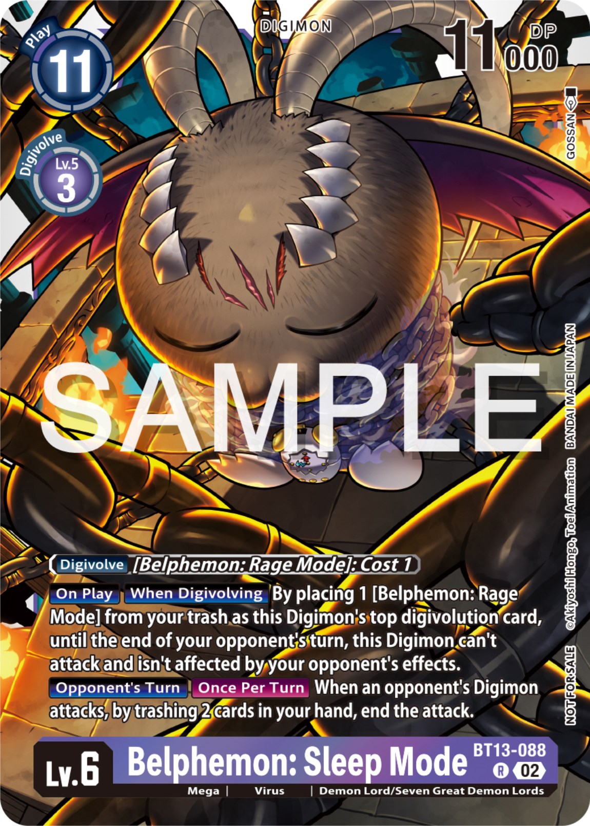 Image of Belphemon: Sleep Mode [BT13-088] (Event Pack 6) [Versus Royal Knights Promos]