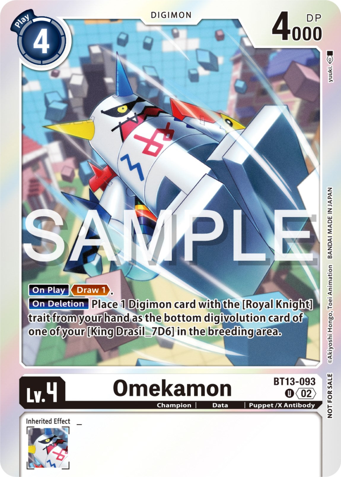 Image of Omekamon [BT13-093] (Event Pack 6) [Versus Royal Knights Promos]