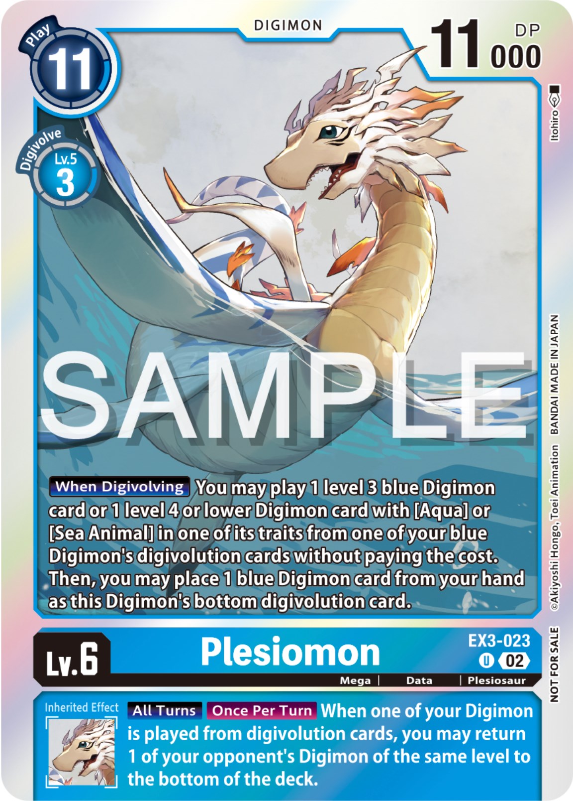 Image of Plesiomon [EX3-023] (Event Pack 6) [Draconic Roar Promos]