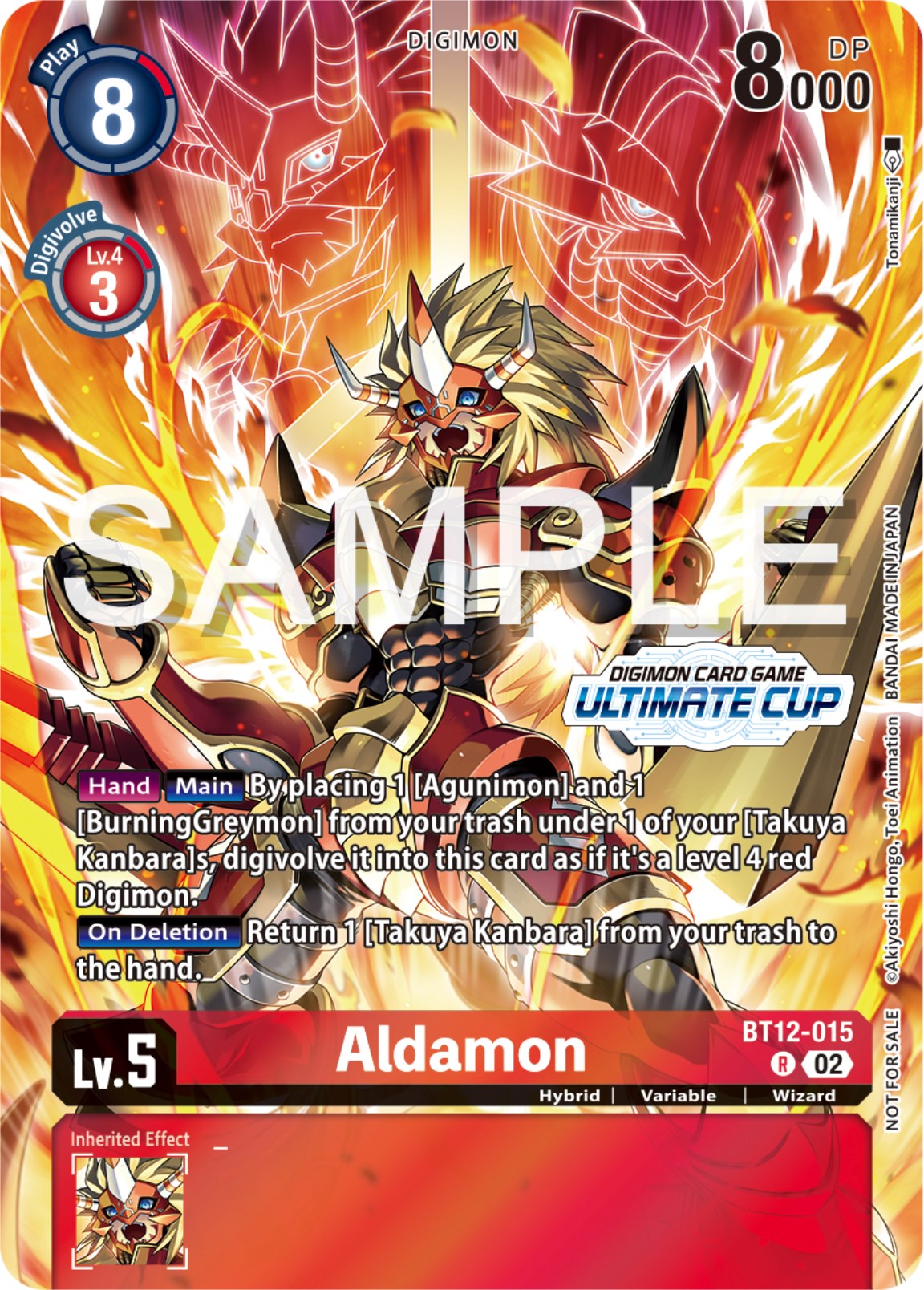 Image of Aldamon [BT12-015] (Ultimate Cup 2024) [Across Time Promos]