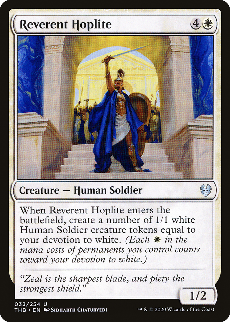 Image of Reverent Hoplite [Theros Beyond Death]