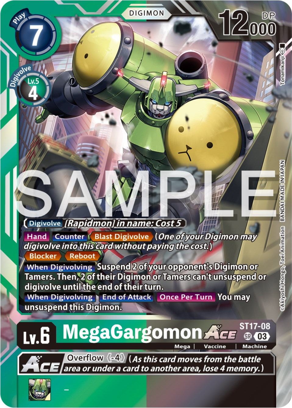 Image of MegaGargomon Ace [ST17-08] [Starter Deck: Double Typhoon Advanced Deck Set]