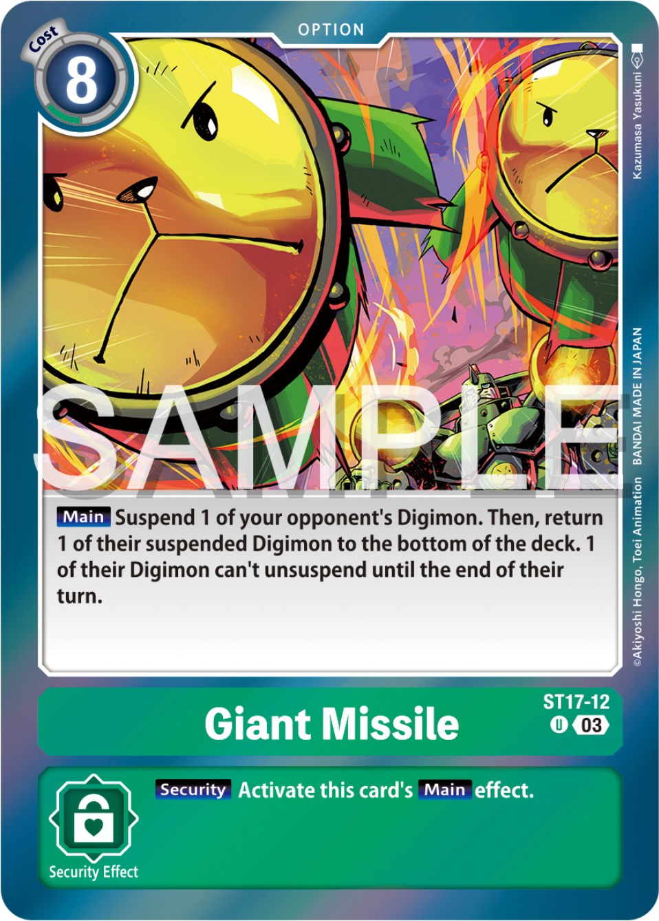 Image of Giant Missile [ST17-12] [Starter Deck: Double Typhoon Advanced Deck Set]