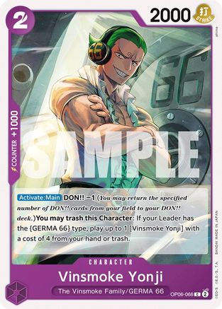 Image of Vinsmoke Yonji [Wings of the Captain]
