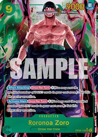 Image of Roronoa Zoro (Alternate Art) [Wings of the Captain]