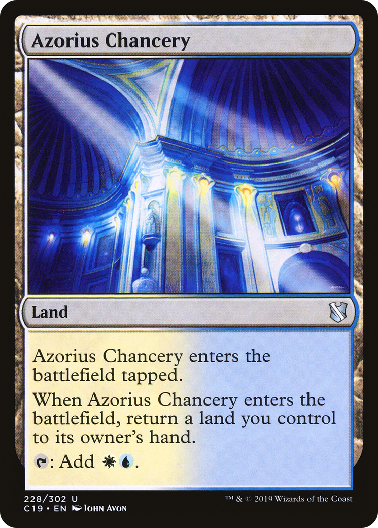 Image of Azorius Chancery [Commander 2019]