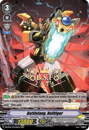 Image of Battlefang Helltiger (Spring Fest 2024) (Hot Stamped) (BSF2024/VGV01SEN) [Bushiroad Event Cards]