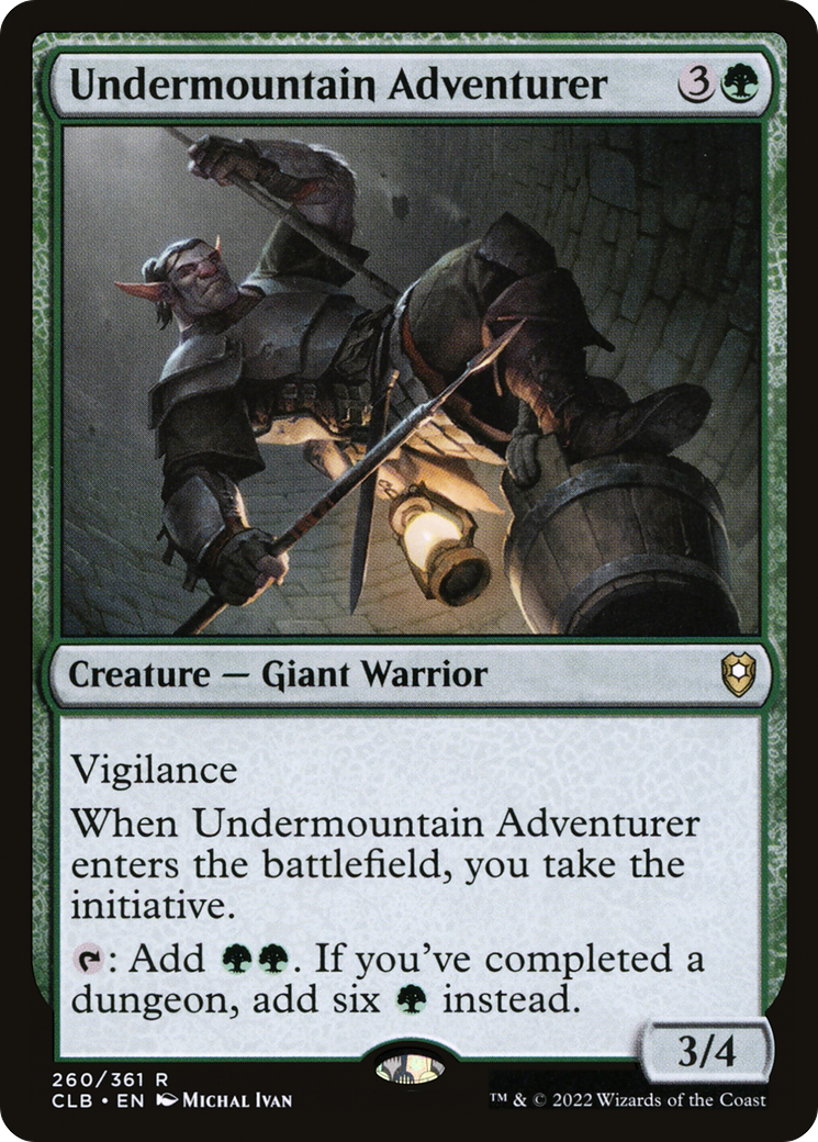 Image of Undermountain Adventurer [Commander Legends: Battle for Baldur's Gate]