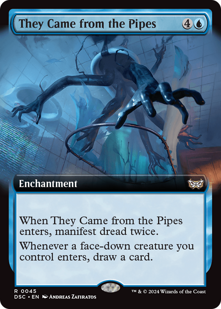 Image of They Came from the Pipes (Extended Art) [Duskmourn: House of Horror Commander]