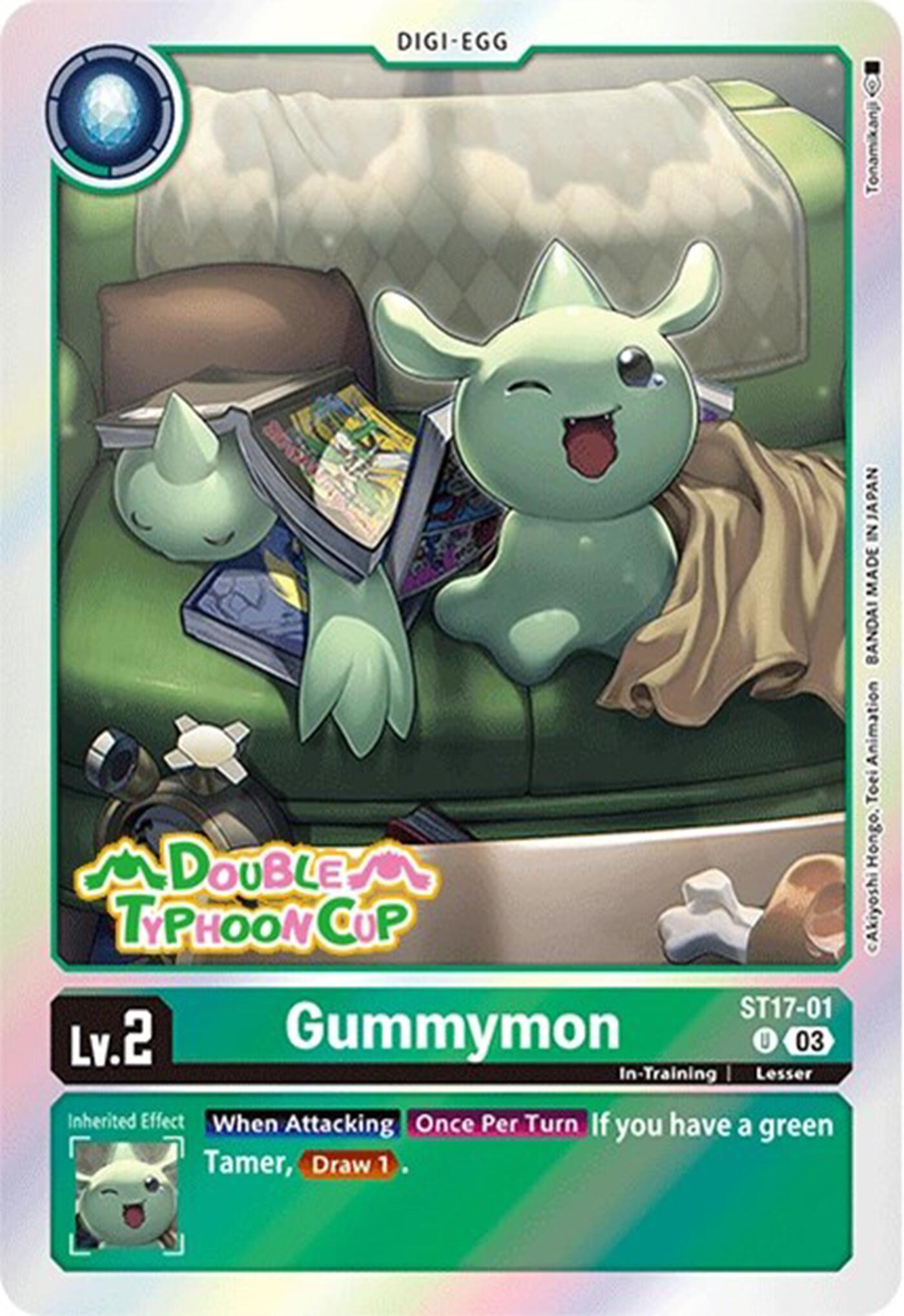 Image of Gummymon [ST17-01] [Starter Deck: Double Typhoon Advanced Deck Set Pre-Release Cards]