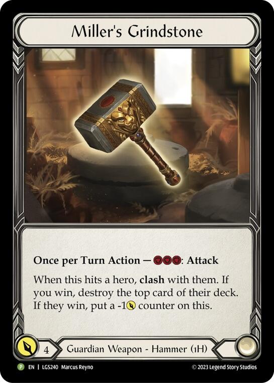 Image of Miller's Grindstone [LGS240] (Promo)  Rainbow Foil