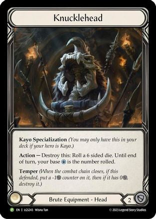 Image of Knucklehead [LGS243] (Promo)  Cold Foil