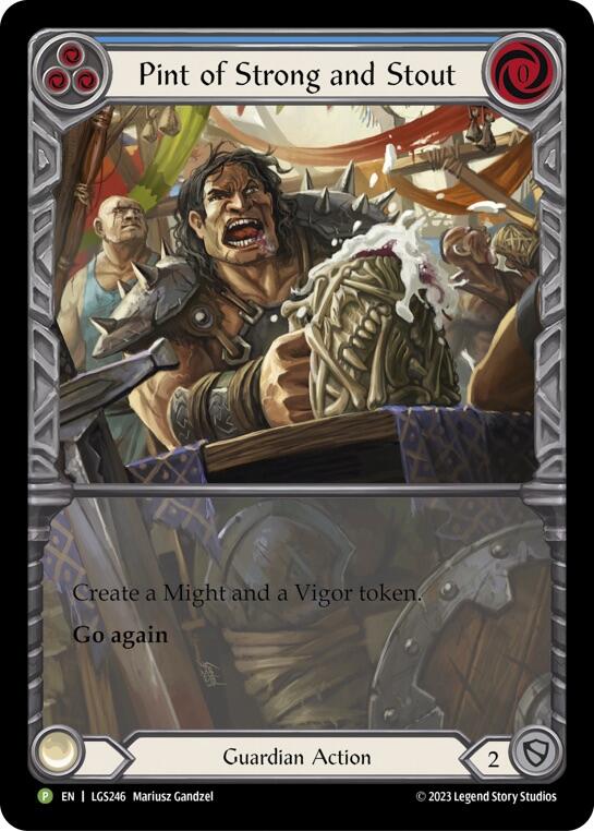 Image of Pint of Strong and Stout [LGS246] (Promo)  Rainbow Foil