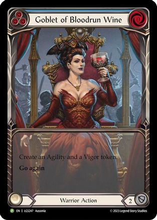 Image of Goblet of Bloodrun Wine [LGS247] (Promo)  Rainbow Foil
