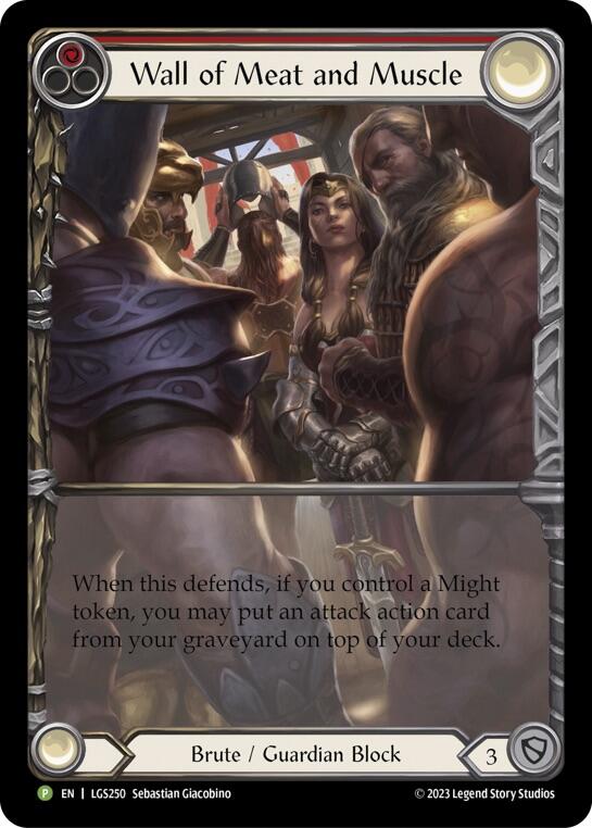 Image of Wall of Meat and Muscle [LGS250] (Promo)  Rainbow Foil